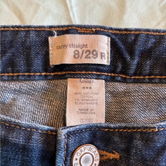 Gap classic curvy straight jeans Size 8/29 - Picture 3 of 5